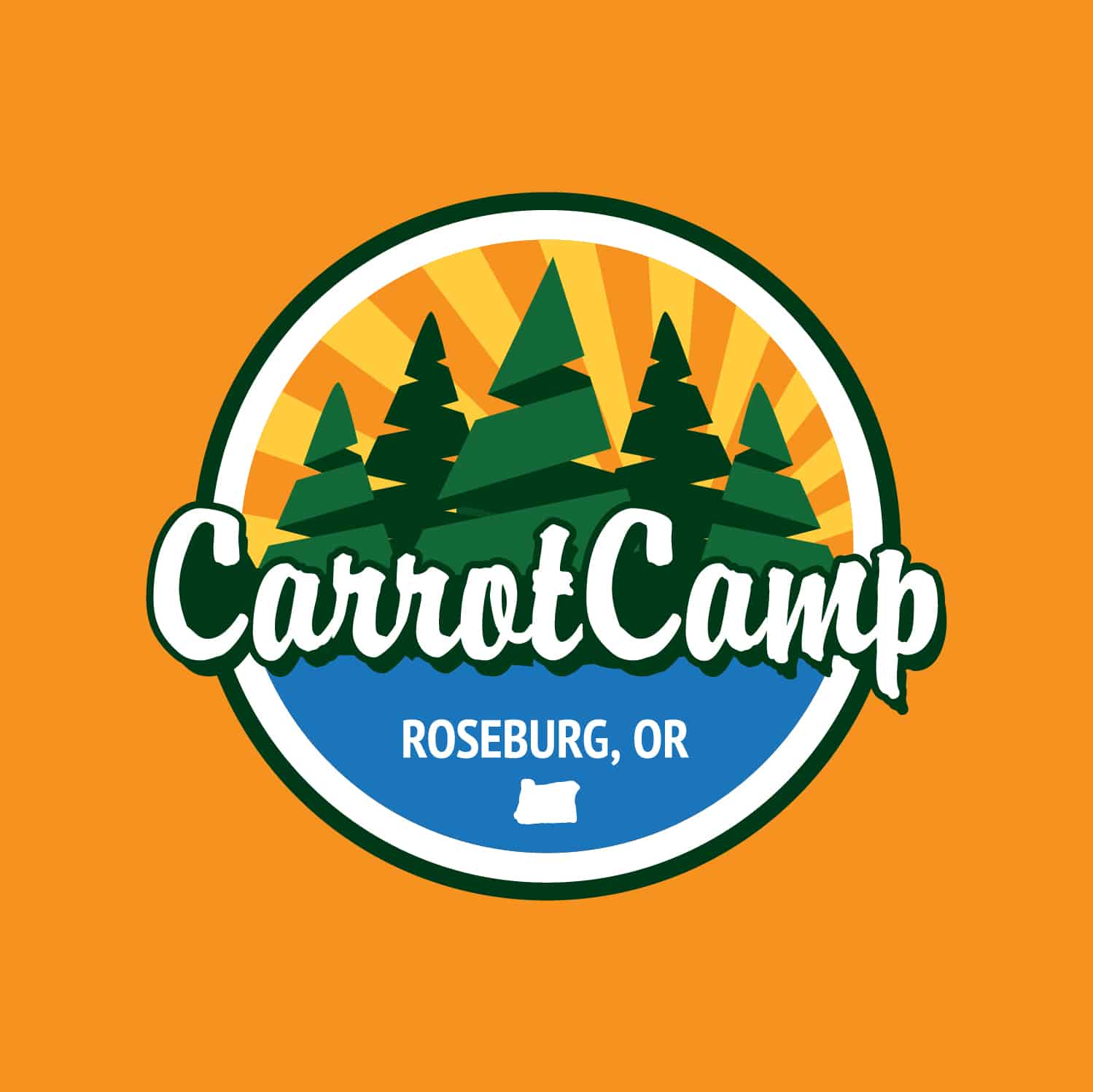 carrot-camp-seven13-logo-design carrot camp logo
