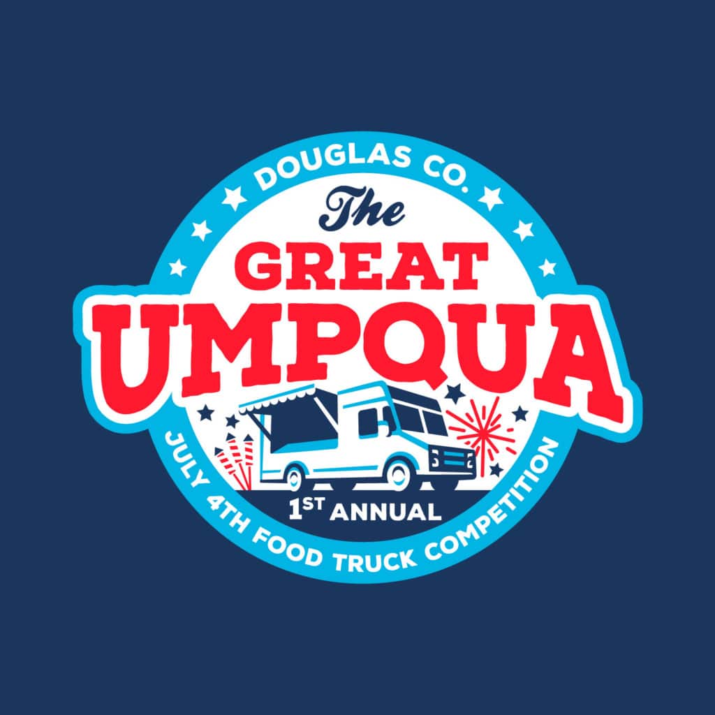 the great umpqua food truck competition logo