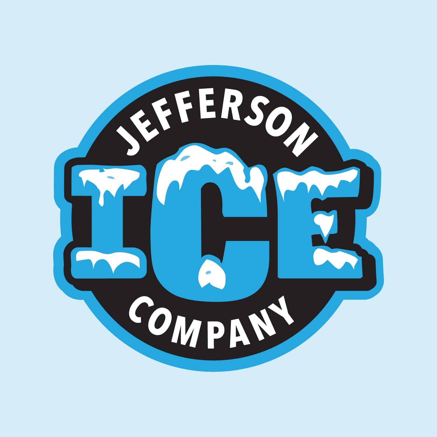 jefferson-ice-company-seven13-logo-design jefferson ice company logo