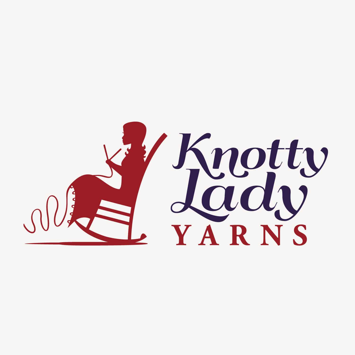 knotty-lady-yarns-seven13-logo-design knotty lady yarns logo