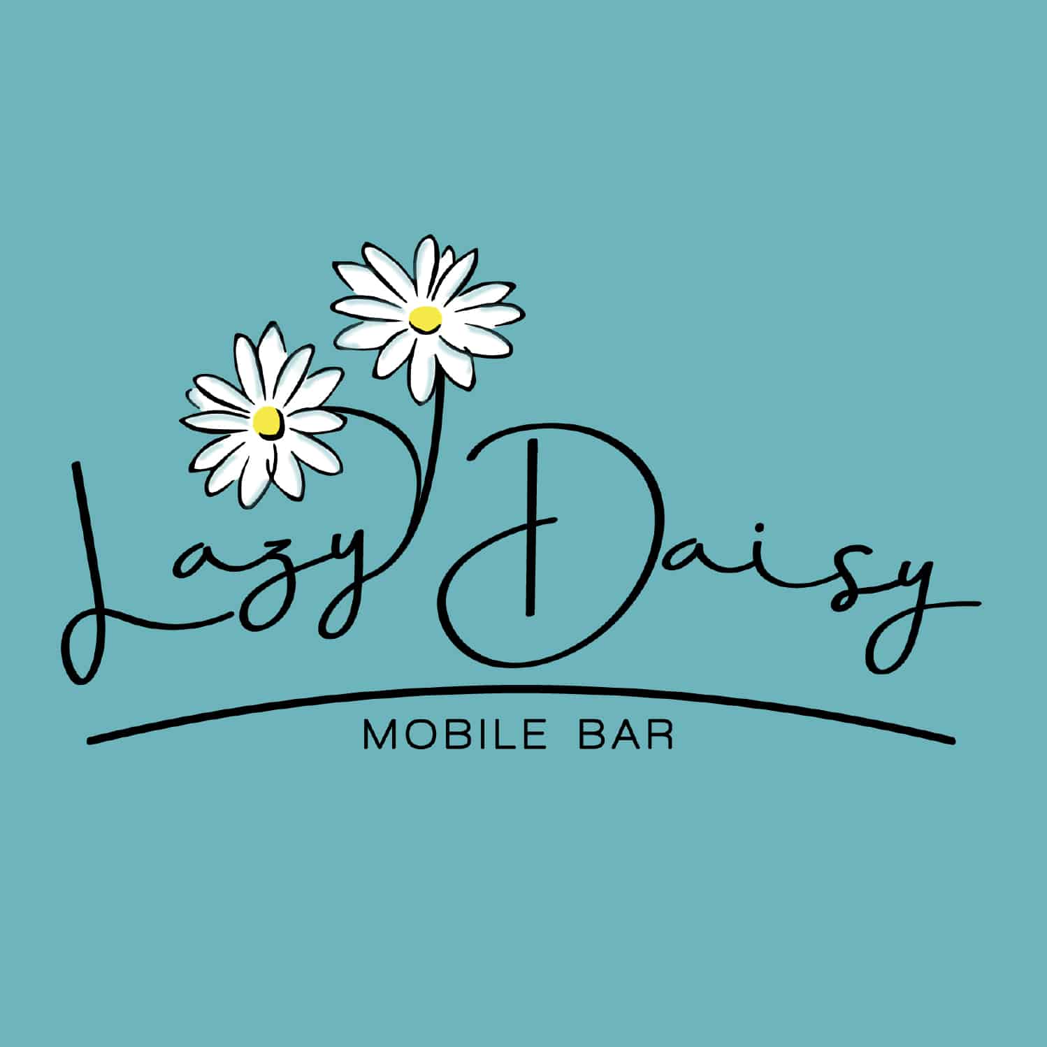 lazy-daisy-mobile-bar-seven13-logo-design lazy daisy mobile bar logo