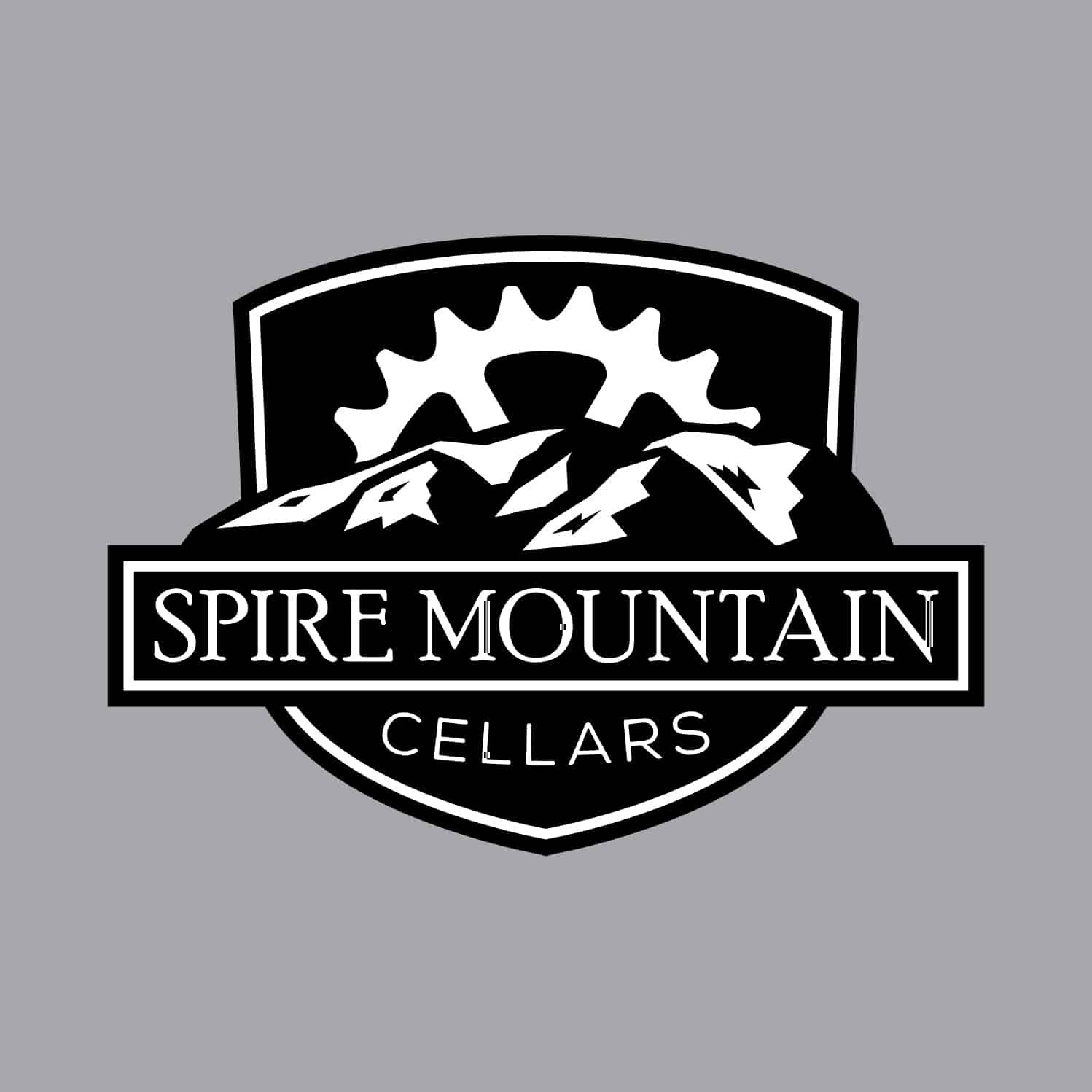 spire-mountain-cellars-seven13-logo-design spire mountain cellars logo