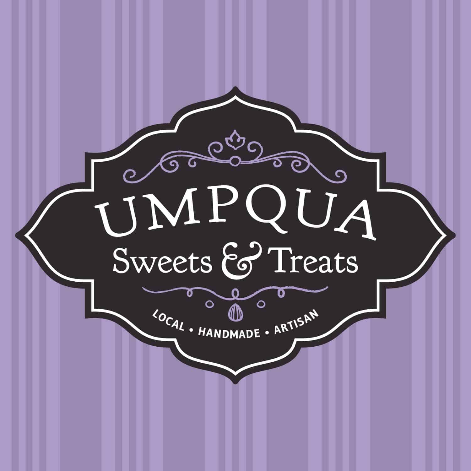 umpqua-sweets-seven13-logo-design Umpqua Sweets & Treats logo