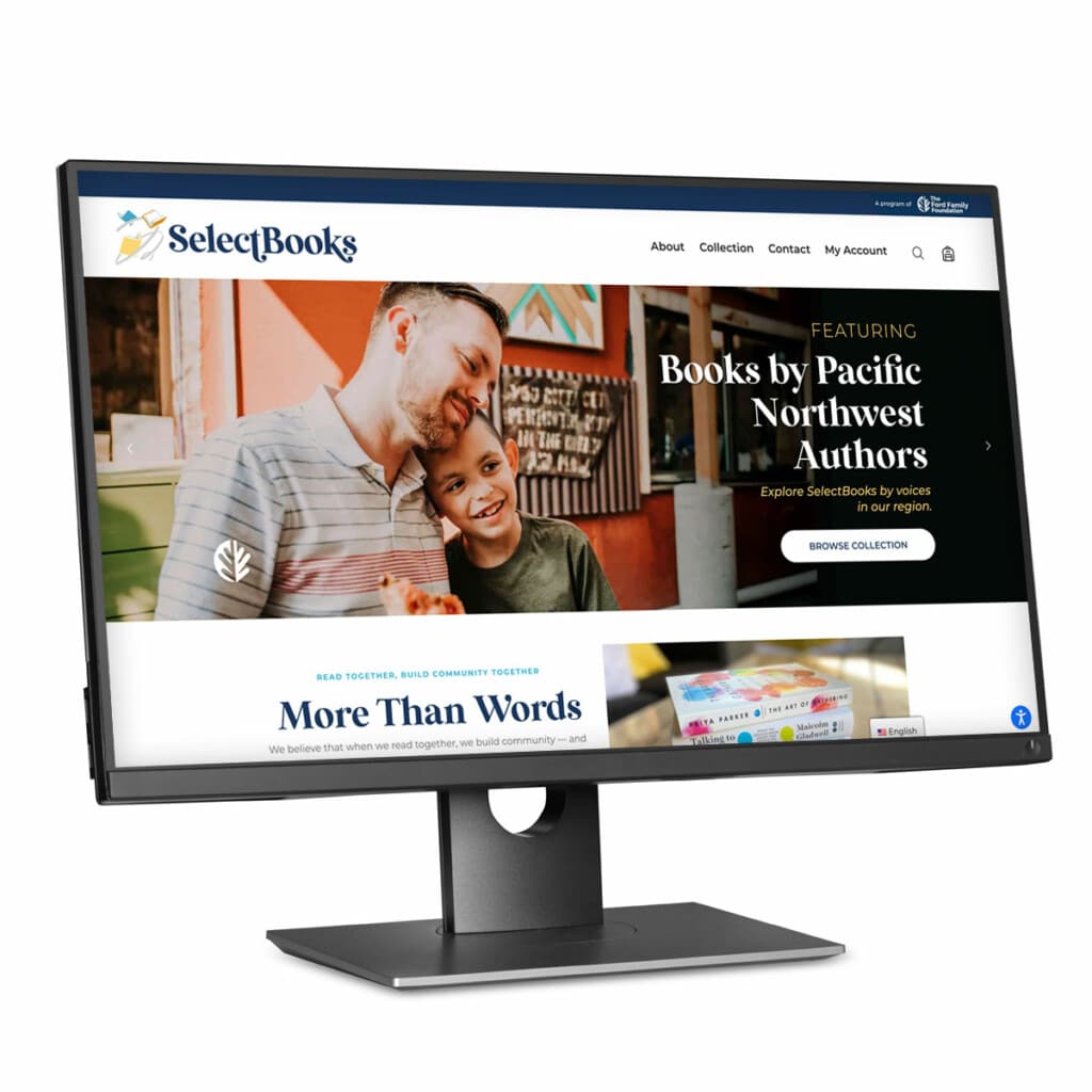 SelectBooks website built for The Ford Family Foundation for a Free book project.